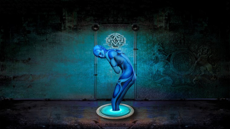 Девушка на черном фоне