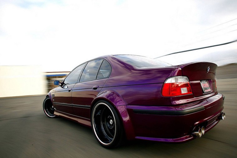 BMW e39 фиолетовая
