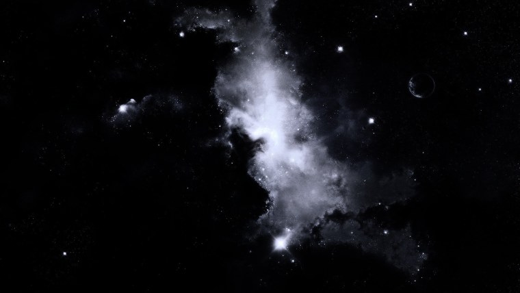 Черный фон космос