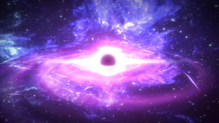 Красивая черная дыра