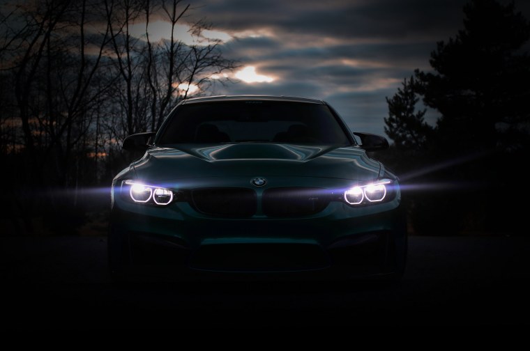 BMW m4 Headlight 4k