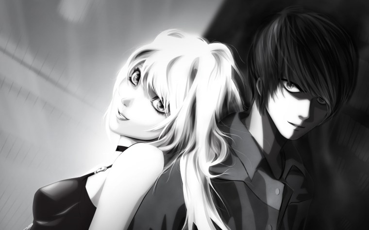 Тетрадь смерти Лайт и Миса арт