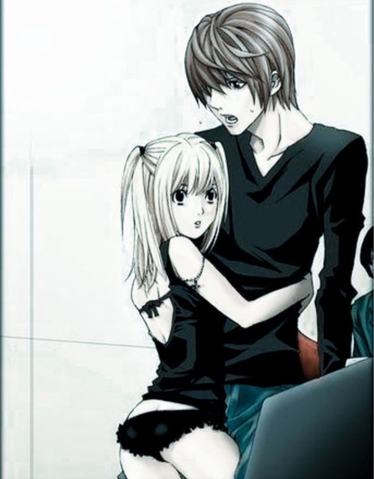 Аниме тетрадь смерти Лайт и Миса