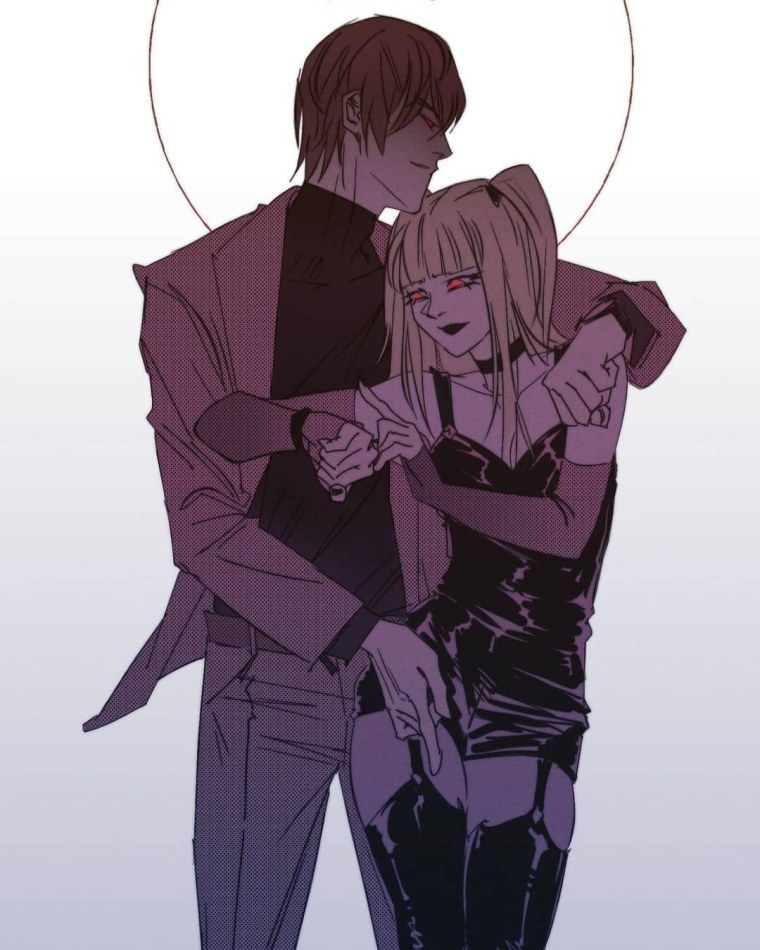 Аниме тетрадь смерти Лайт и Миса