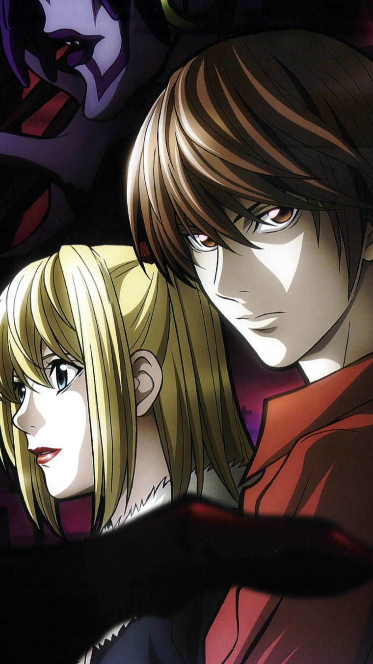 Аниме тетрадь смерти Лайт и Миса