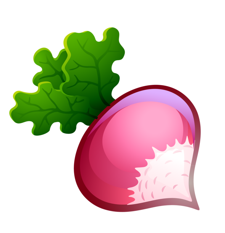 Редиска маска для детей