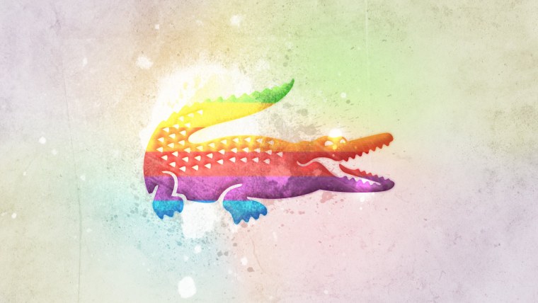 Крокодил лакост арт