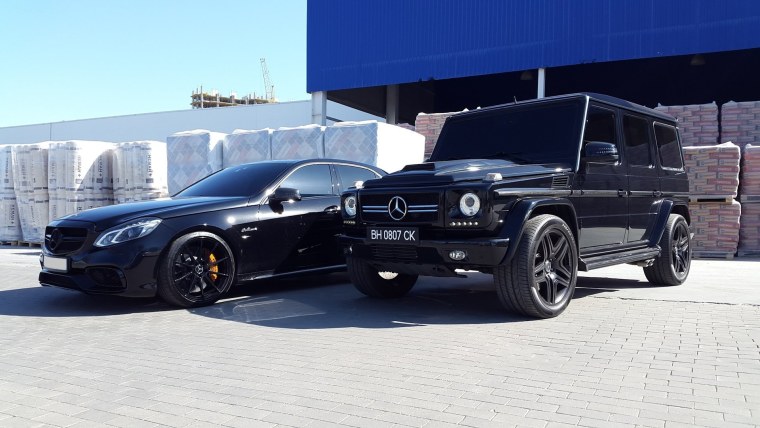 Мерседес Гелендваген черный