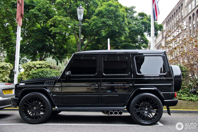 Мерседес g63 Brabus чёрный Бандитский