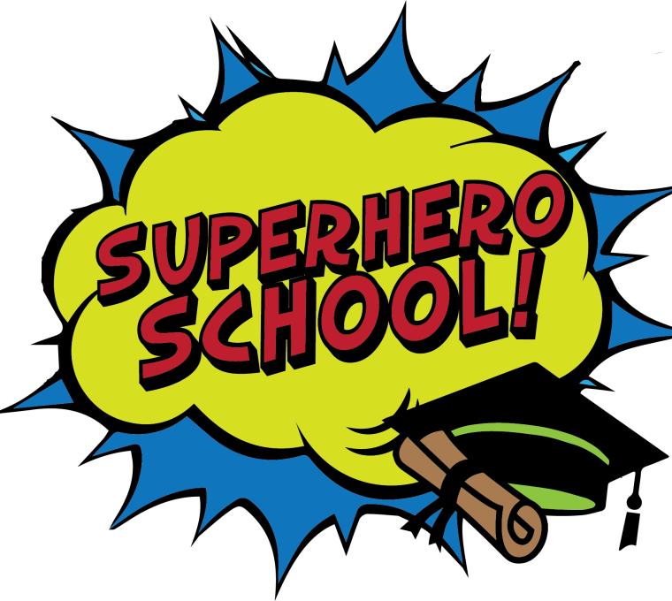 Надписи супергероев