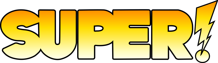 Надпись super
