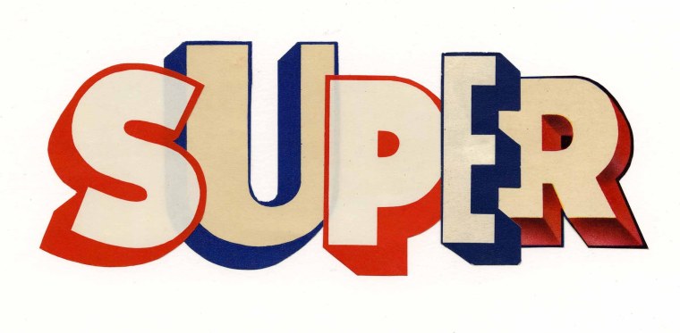 Надпись я супер