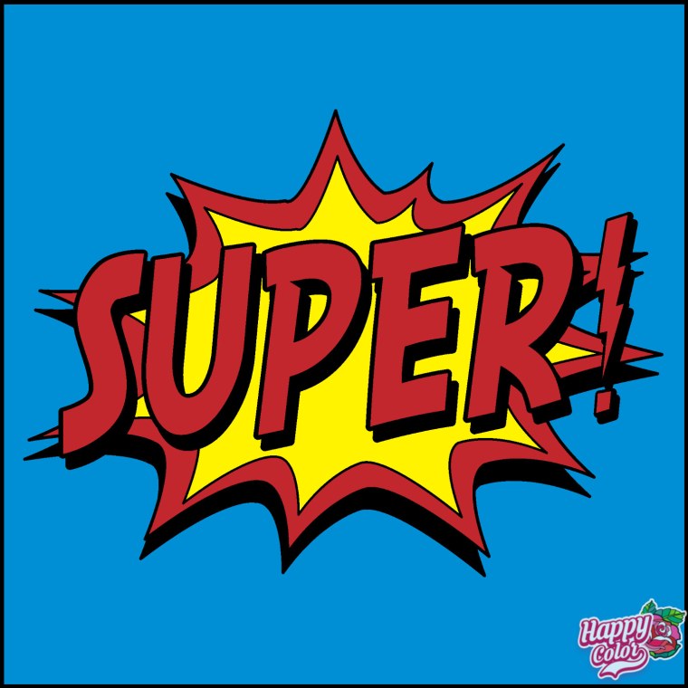 Надпись super