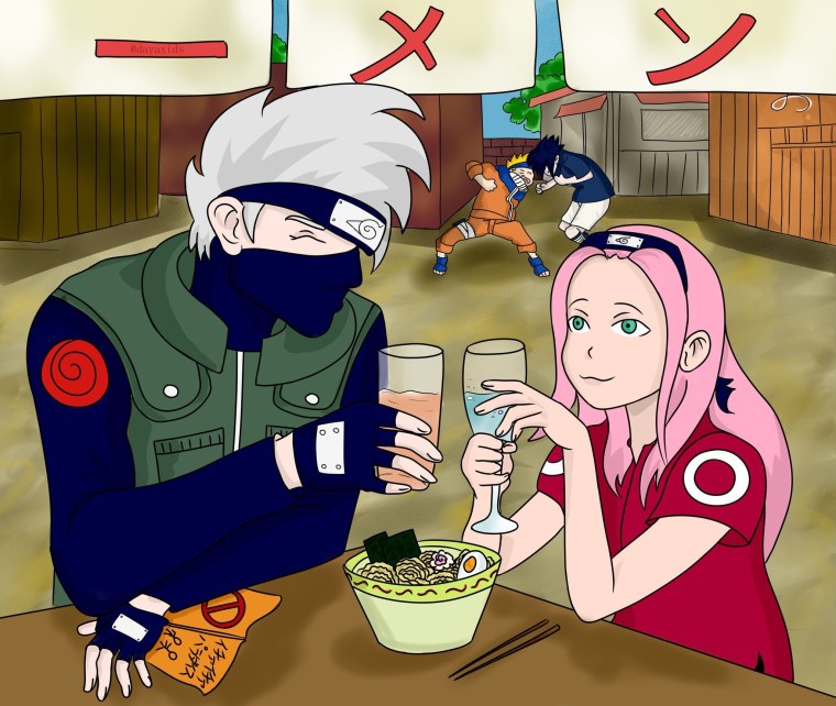 Какаши Минато Сакура