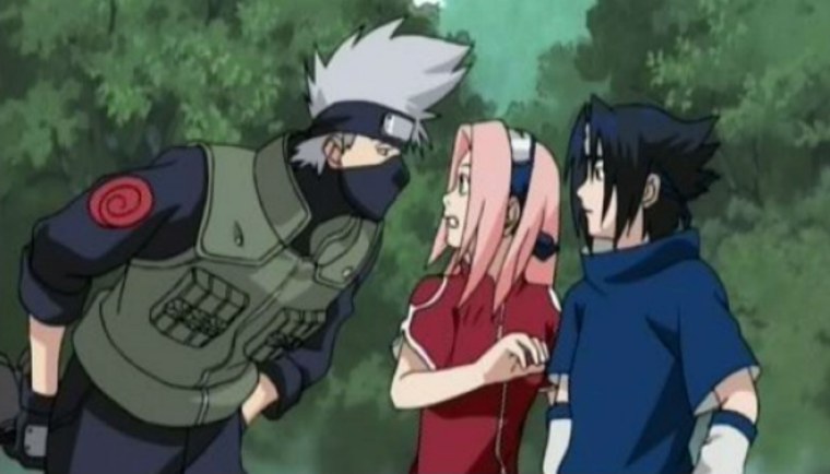 Саске Сакура Наруто и Какаси любовь