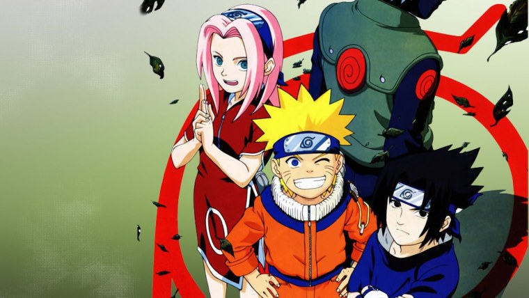 Команда 7 Наруто Саске Сакура Какаси