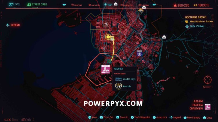 Cyberpunk 2077 холодильник на свалке на карте