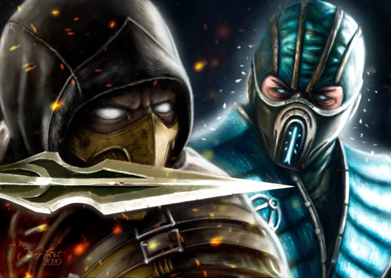 Mortal Kombat Скорпион против саб-Зиро