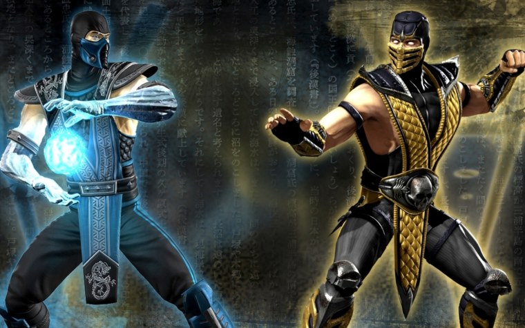 Sub Zero vs Scorpion mk10
