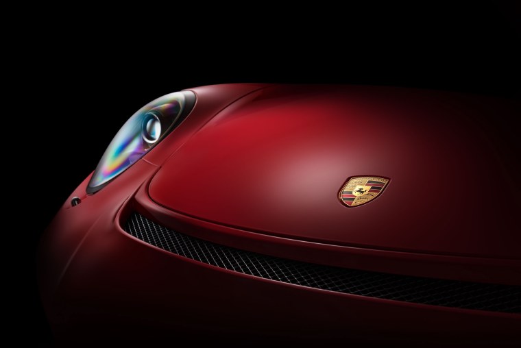 Porsche красный