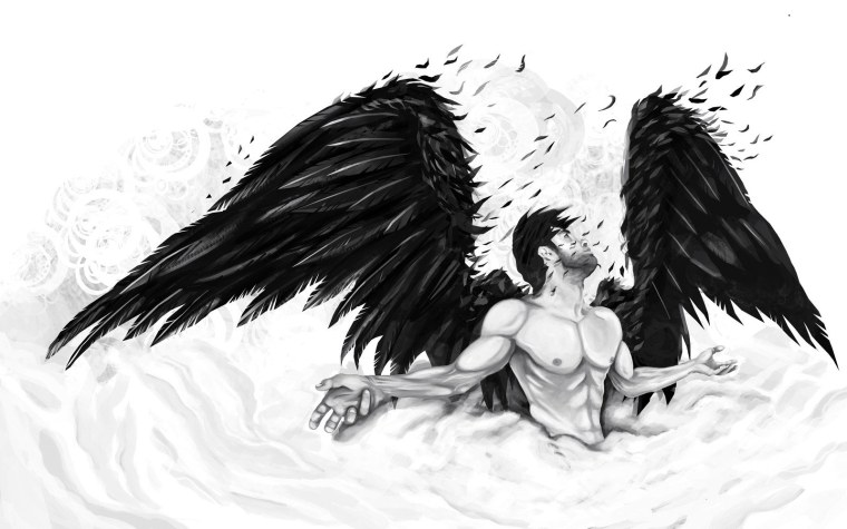 Падший ангел девушка