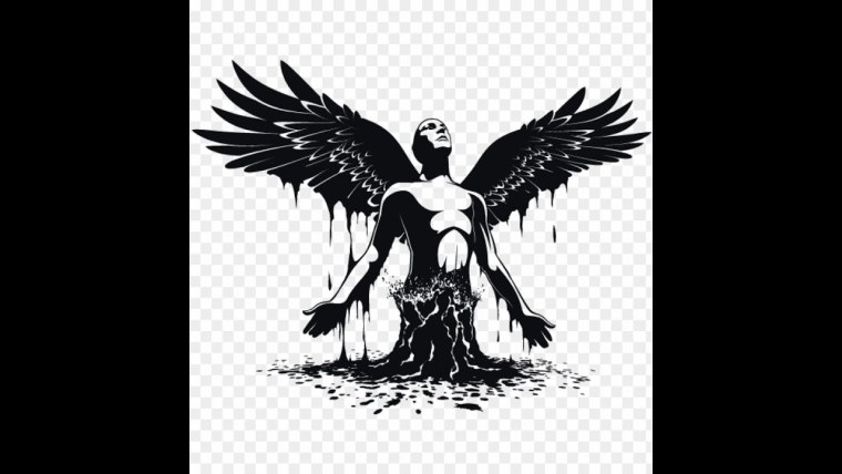 Мужчина и женщина с крыльями