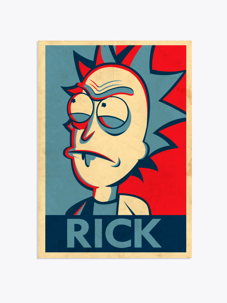 Рик и Морти принты