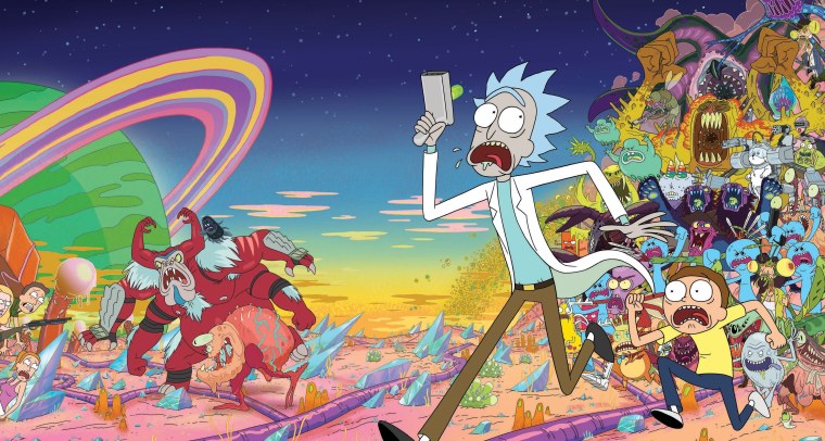Рик и Морти фон 4к