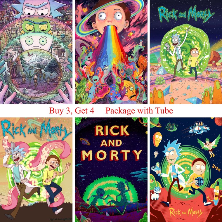 Рик и Морти плакат