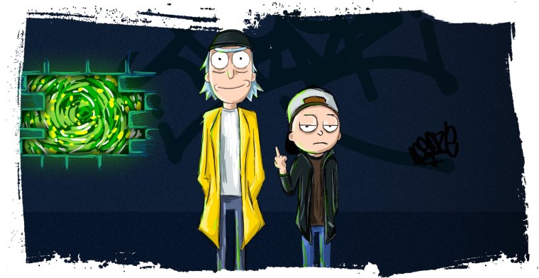 Рик и Морти Постер 4к