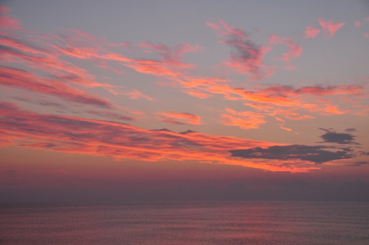 Розовый закат Эстетика