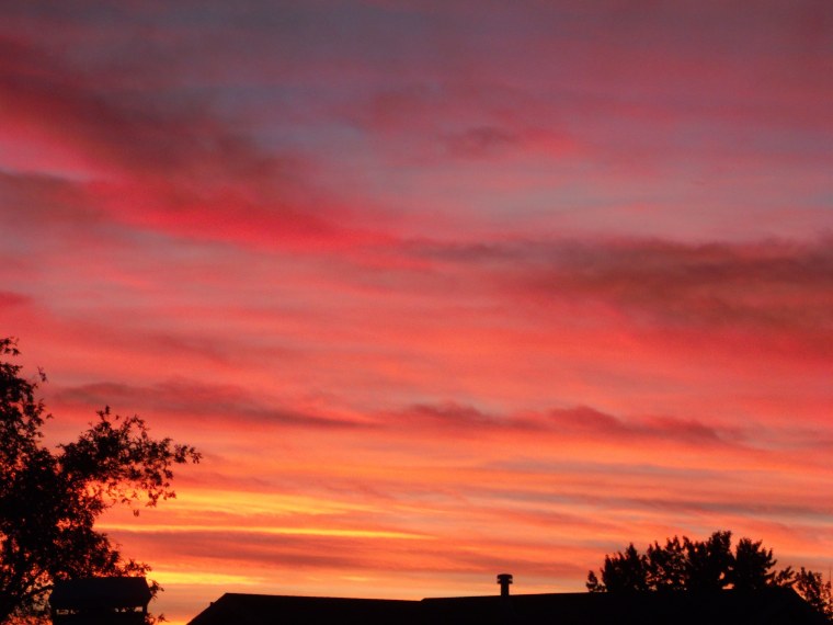 Красивый закат из инстаграмма