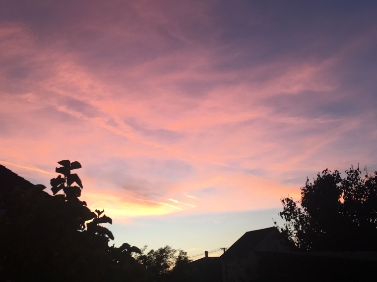 Вечерний закат Эстетика