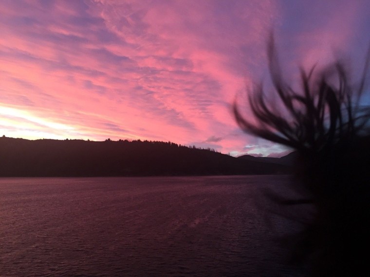 Бледный закат