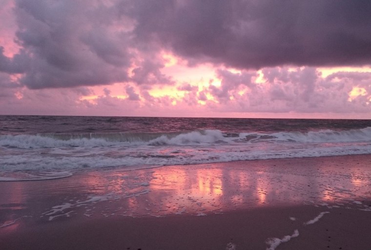 Розовое небо