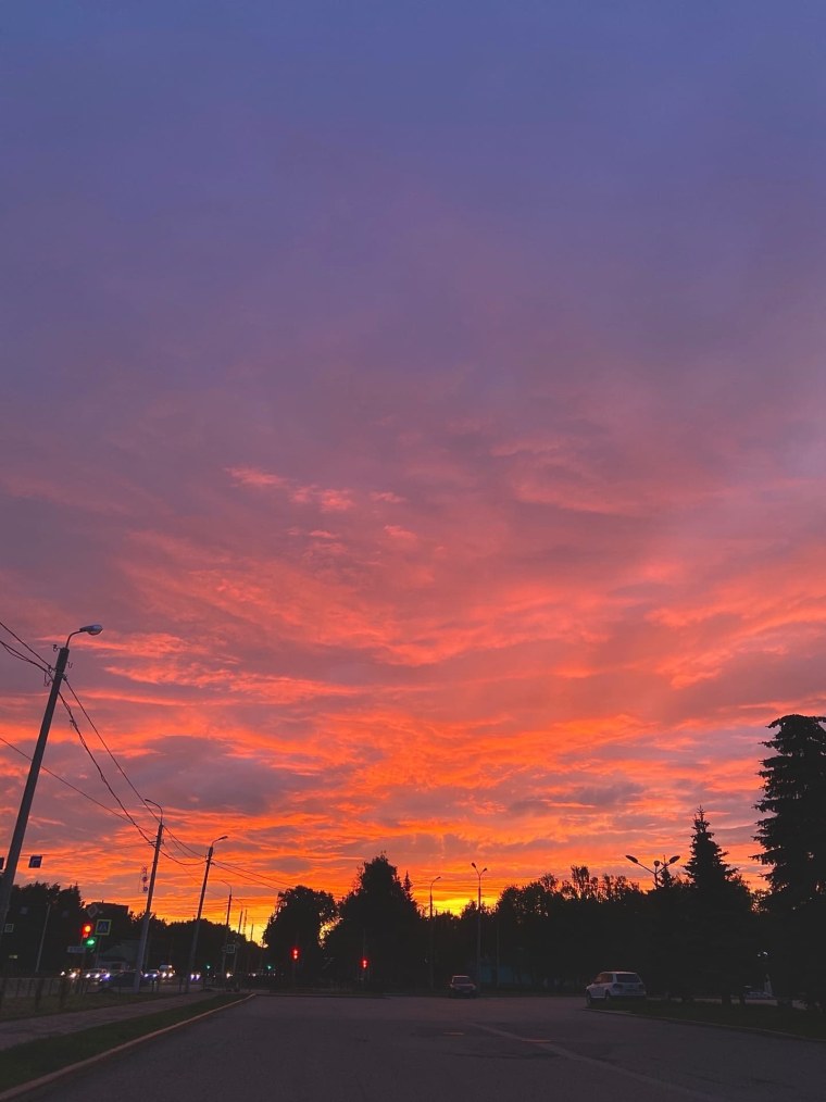 Малиновый закат