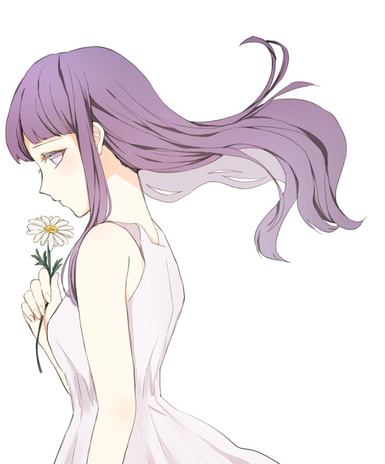 Хината Хьюга с хвостиком