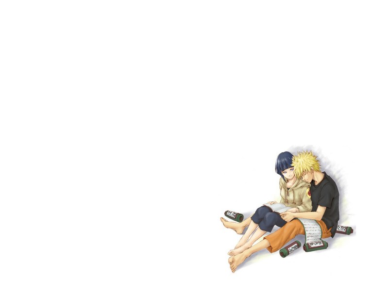 Наруто и Хината фон