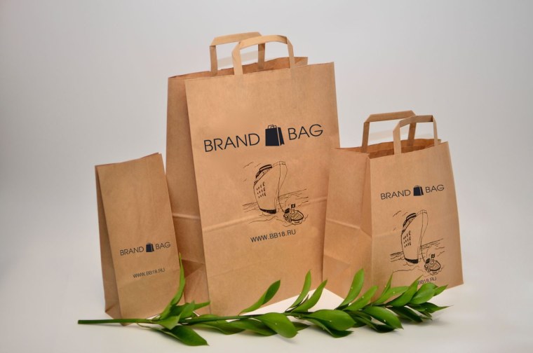 Белый крафт пакет