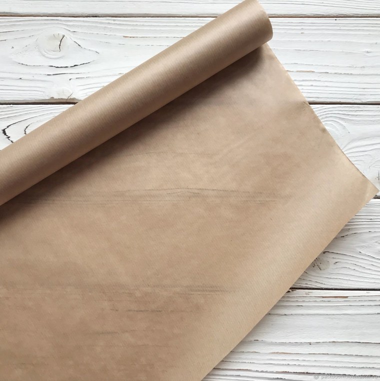 Бумага упаковочная крафт 0,72 x 10 м, 40 г/м