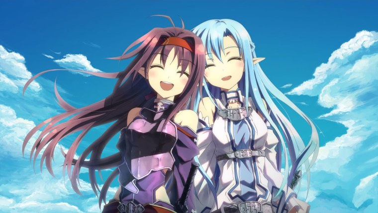 Асуна и Синон Юри