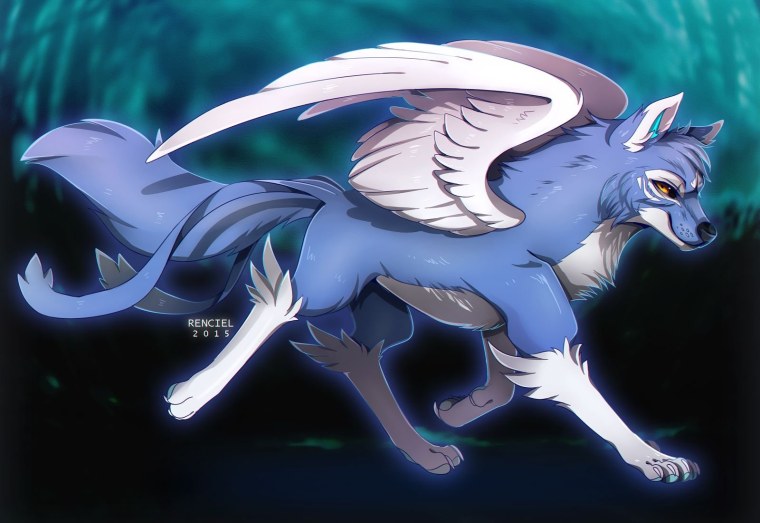 Картинки Волков аниме