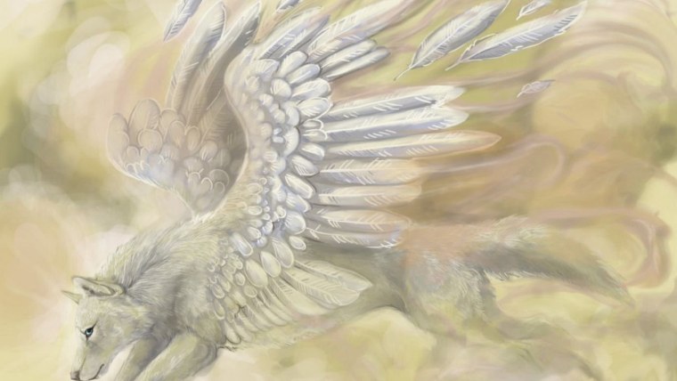 Симуран крылатый волк