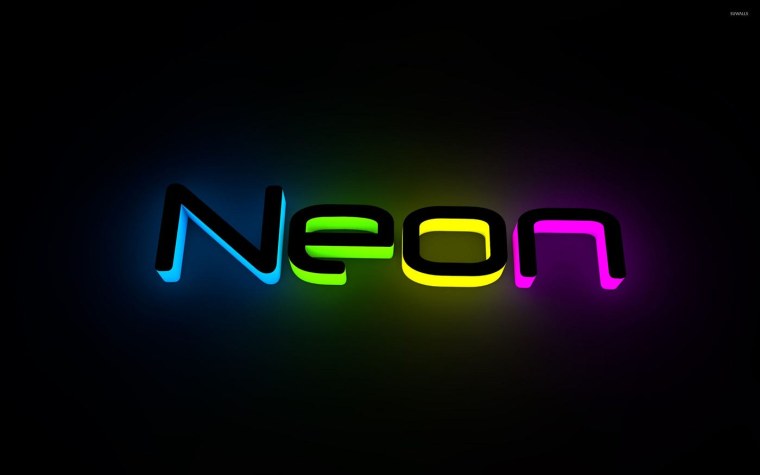 Neon надпись