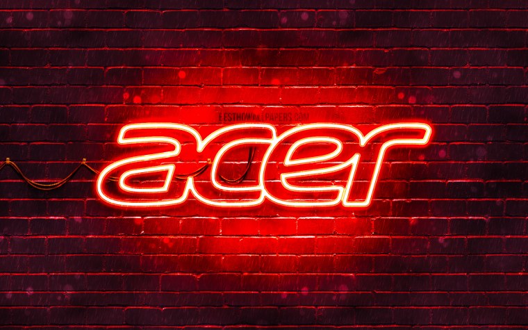 Неоновая надпись Acer