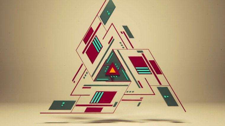 Абстракция из геометрических фигур