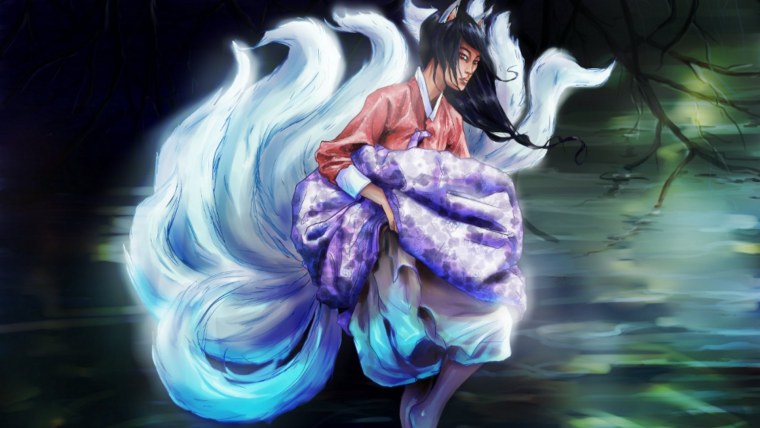 Кицунэ и кумихо