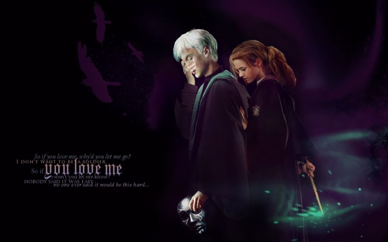 Драко Малфой и Гарри Поттер арт