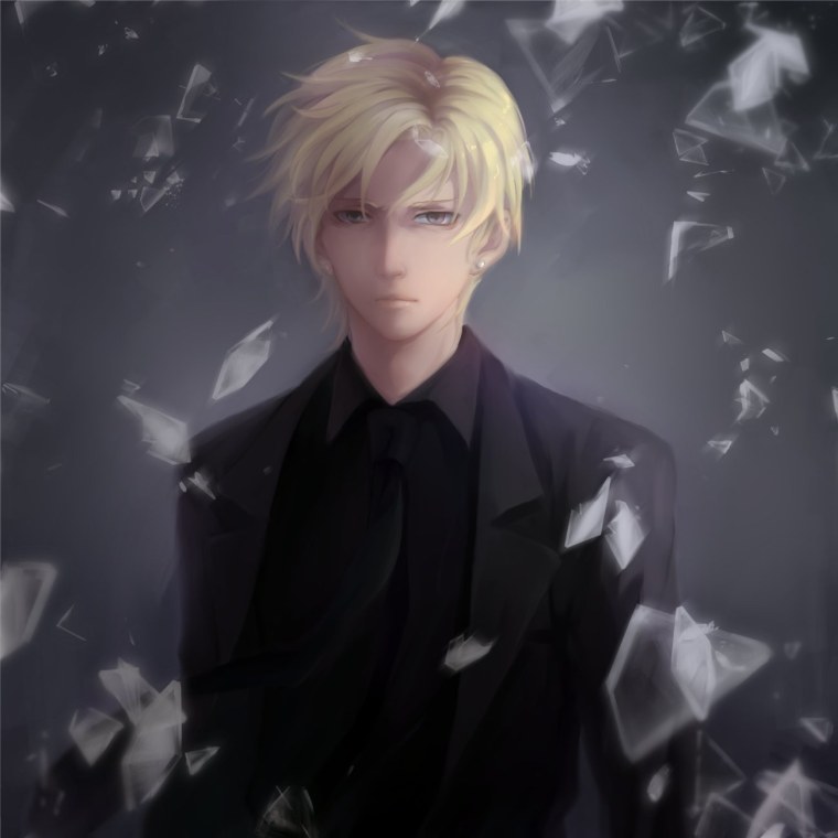 Драко Малфой арт аниме