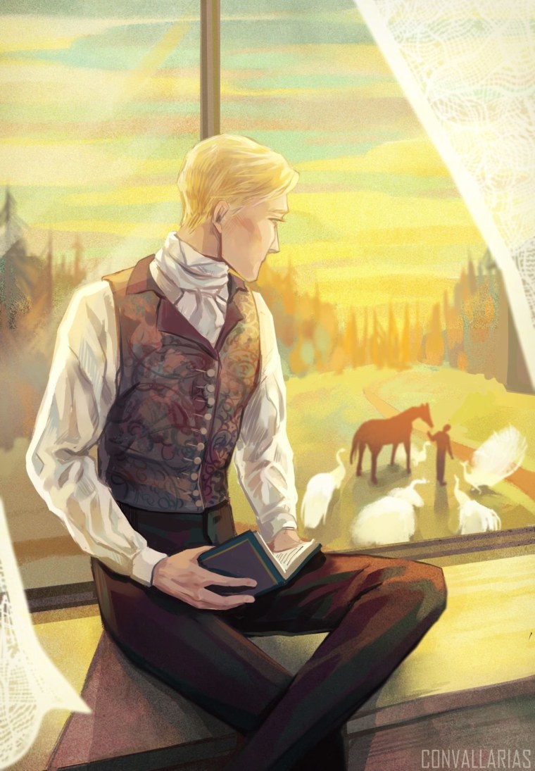 Драко Малфой из Гарри Поттера арт